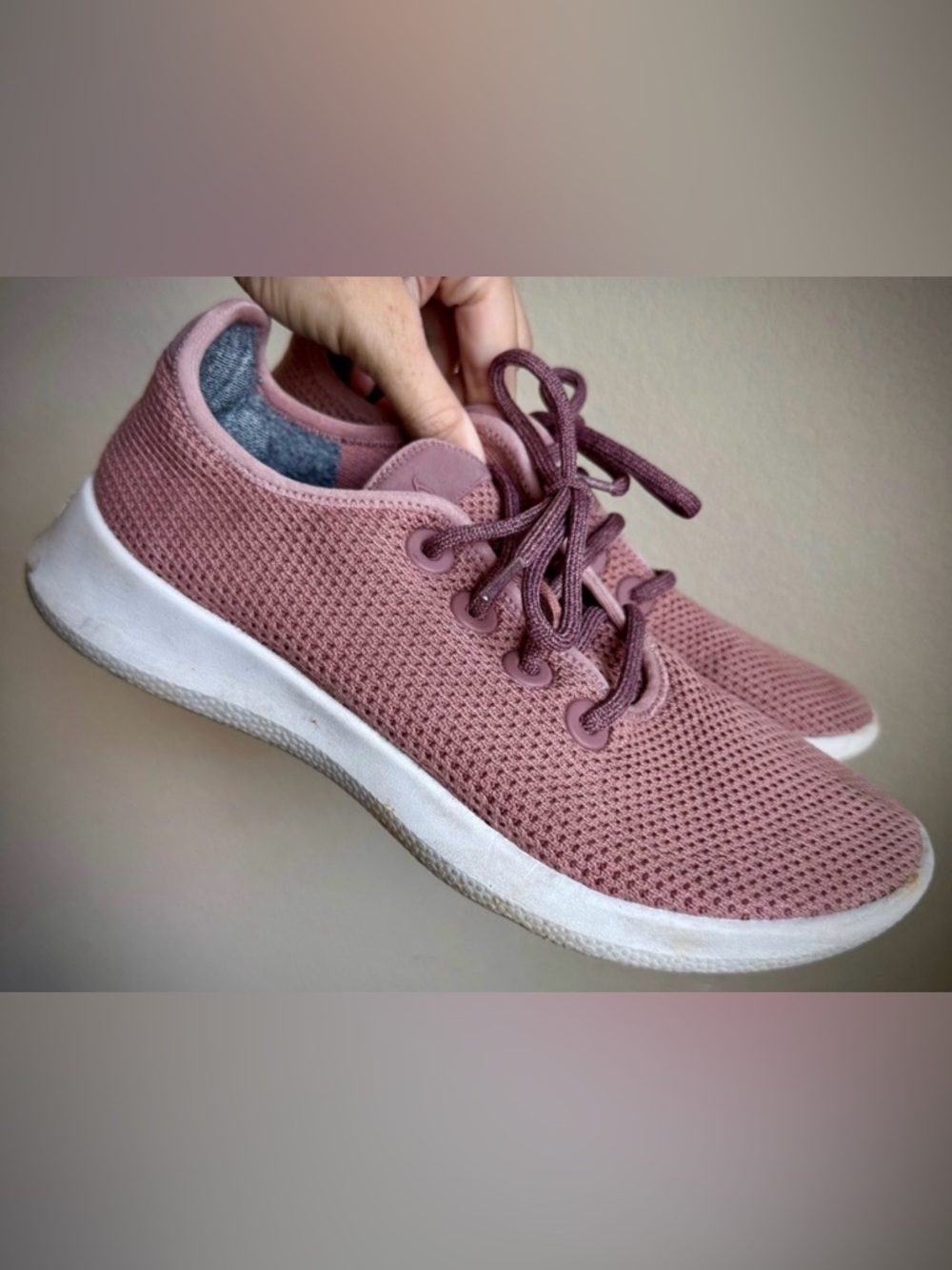 Allbirds Tree Runners Sneakers Tennis Shoes Rose Pink Red White 8